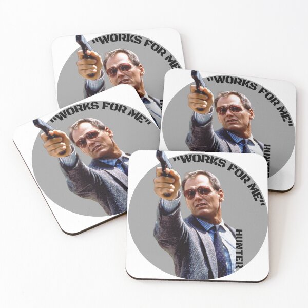 Item preview, Rick Hunter "Works For Me" Fred Dryer designed and sold by RoseInParadise.