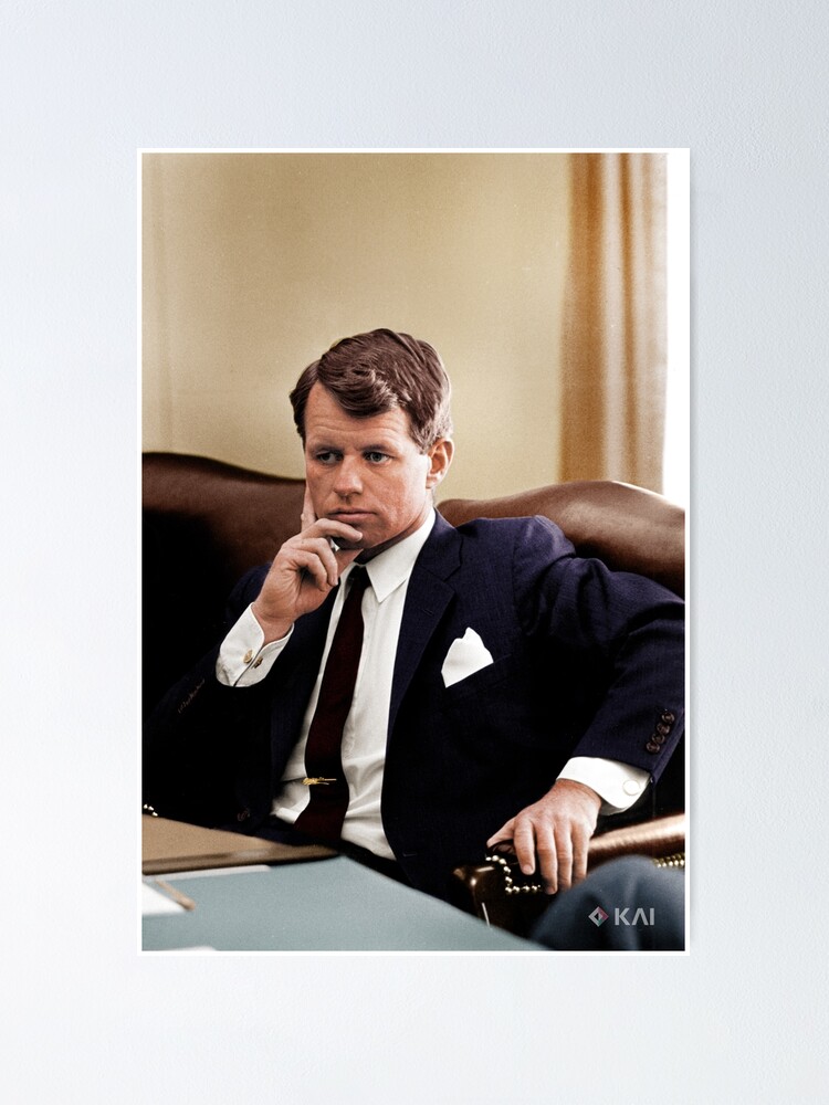 “Robert F. Kennedy, 1964 colorized” Poster for Sale by KAI-Studio