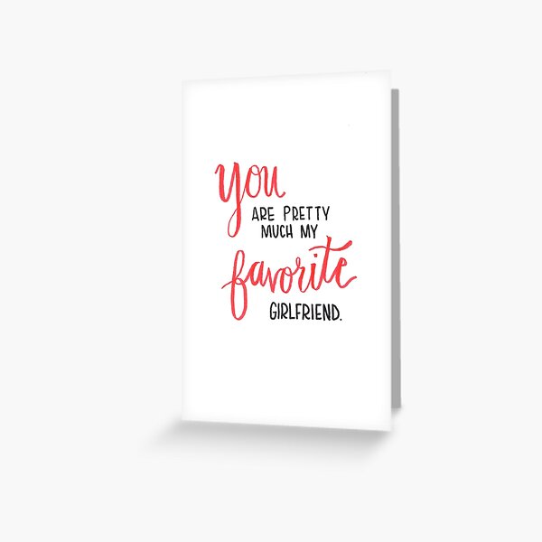 Item preview, my favorite girlfriend designed and sold by click + canvas co..