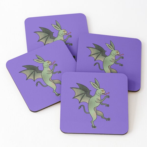 Item preview, Medieval Dragon Rabbit Marginalia designed and sold by MargiKnights.