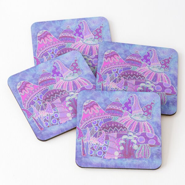 Item preview, Magical Purple Mushrooms  designed and sold by JWRocks.