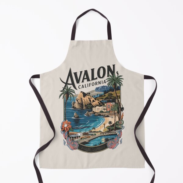 Item preview, Catalina Island Coastal Art – Avalon California Vintage designed and sold by MoMidoStore.