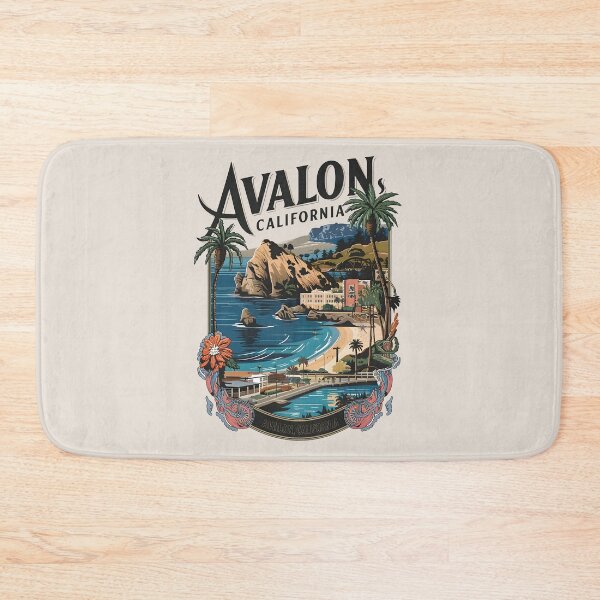 Item preview, Catalina Island Coastal Art – Avalon California Vintage designed and sold by MoMidoStore.