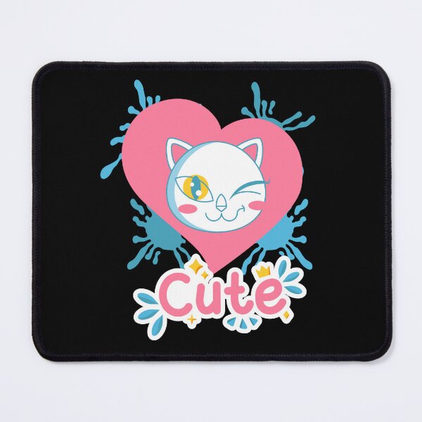 Item preview, cute winking cat designed and sold by lino4king.