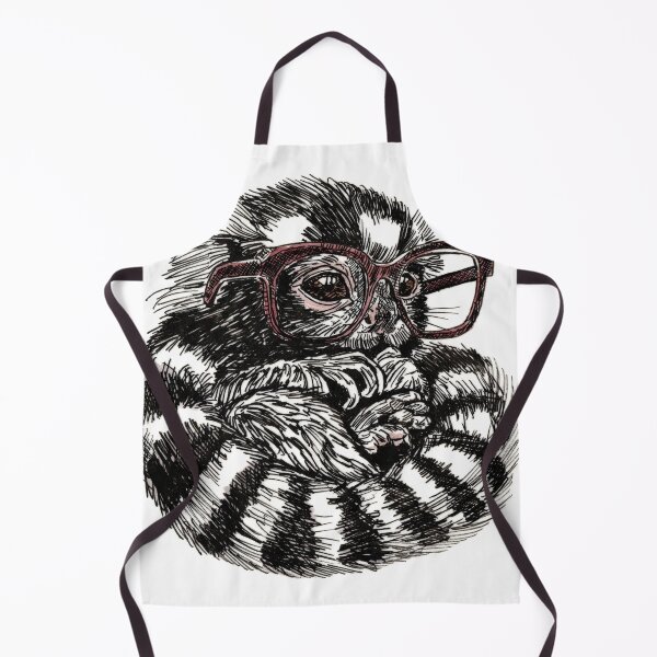 Item preview, Marmoset In Glasses designed and sold by Scribbles & Doodles by Jinx.