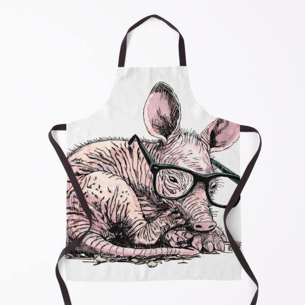 Aperçu de l'œuvre Bébé oryctérope à lunettes créée et vendue par Scribbles & Doodles by Jinx.