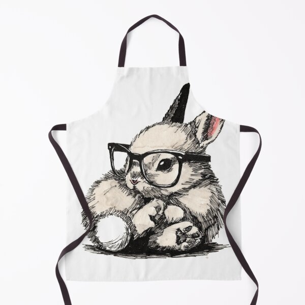 Item preview, Bunny in Glasses designed and sold by Scribbles & Doodles by Jinx.