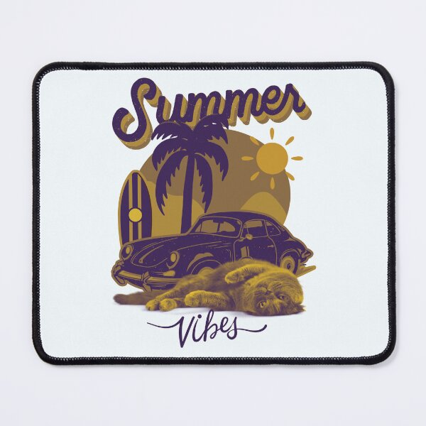 Item preview, winking cat summer vibes designed and sold by lino4king.