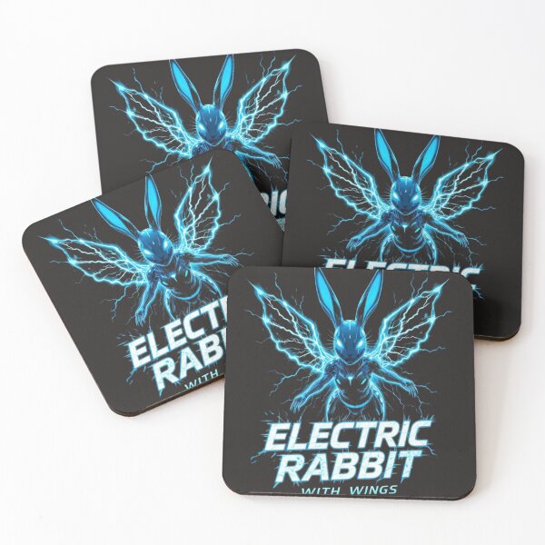 Item preview, Electric Rabbit with Wings  Premium Cool Trendy Best Gift designed and sold by Imaginarium of Chaos falcon88 .