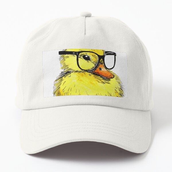 Aperçu de l'œuvre Caneton à lunettes créée et vendue par Scribbles & Doodles by Jinx.