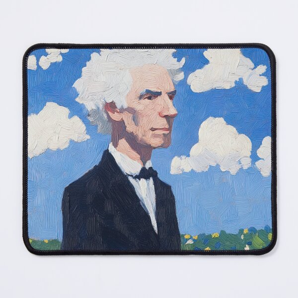 Item preview, Bertrand Russell | Post-impressionist painting style designed and sold by ComicsFactory.