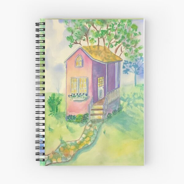 Item preview, Watercolor whimsical House designed and sold by altairaleon.