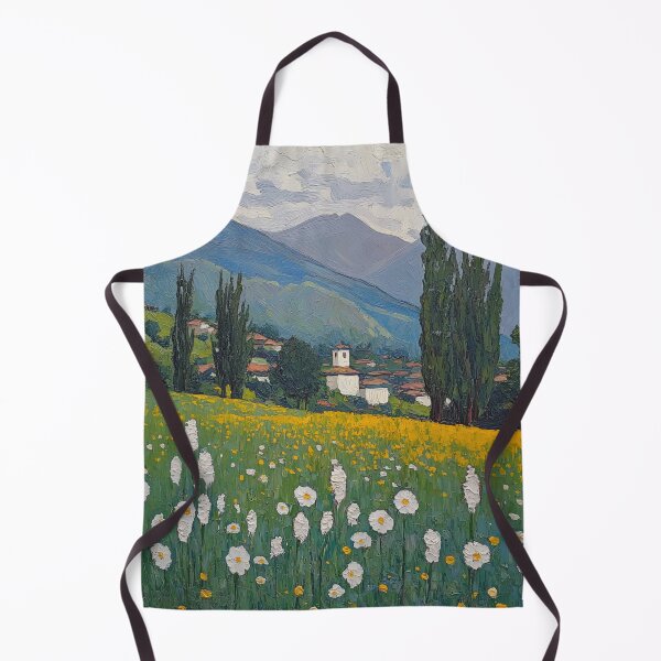 Item preview, Bhutan landscape | Post-impressionist painting style designed and sold by ComicsFactory.