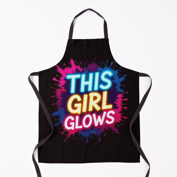 Item preview, This Girl Glows Teen Graphic Art for Women & Girls designed and sold by AxelBrook.