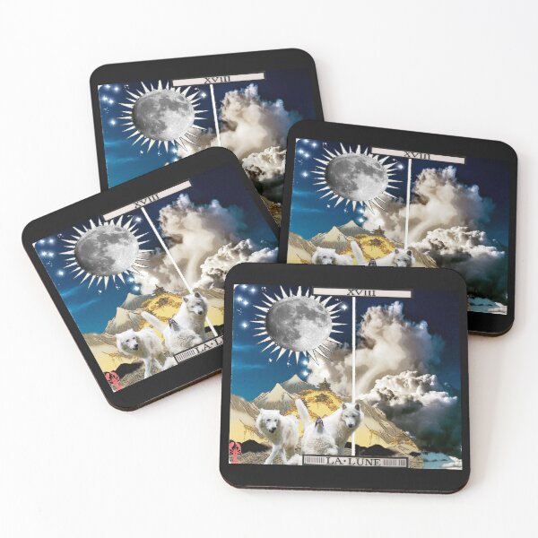 Item preview, The Tarot Deck: The Moon, La Lune V3 Japanese influenced designed and sold by Helios Be. Lavsh.