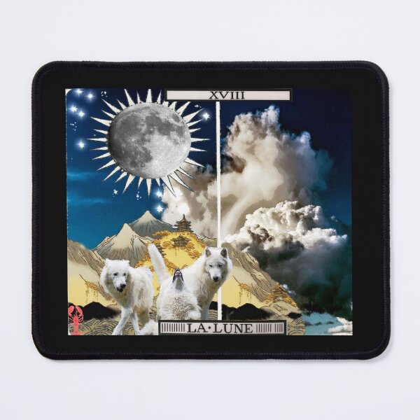 Item preview, The Tarot Deck: The Moon, La Lune V3 Japanese influenced designed and sold by Helios Be. Lavsh.