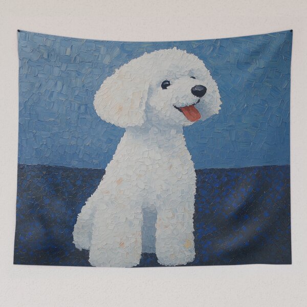 Item preview, Bichon Frise | Post-impressionist painting style designed and sold by ComicsFactory.