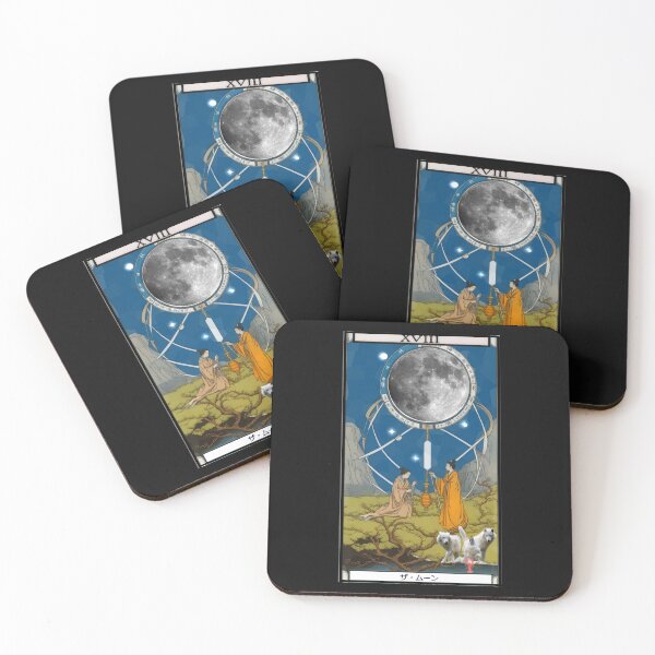 Item preview, The Tarot Deck: The Moon, La Lune V4 Japanese influenced designed and sold by Helios Be. Lavsh.