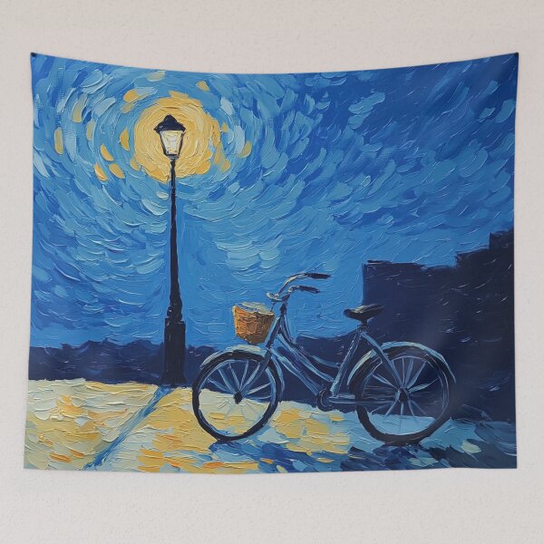 Item preview, Bicycle | Post-impressionist painting style designed and sold by ComicsFactory.