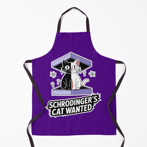 Item preview, Schrödinger’s Cat Wanted – Funny Science Design designed and sold by TeeGrit.