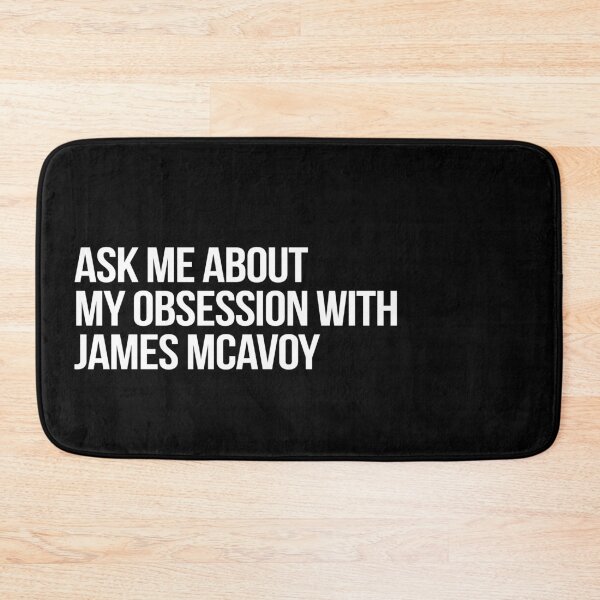 Item preview, Ask me About my Obsession with James McAvoy designed and sold by deluluhaze.