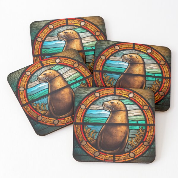 Item preview, Seal in Stained Glass designed and sold by RedHandedOD.
