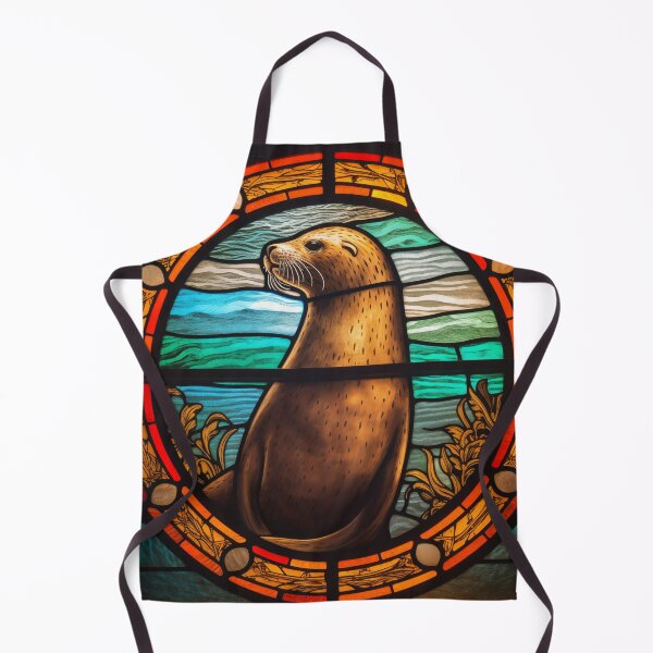 Item preview, Seal in Stained Glass designed and sold by RedHandedOD.
