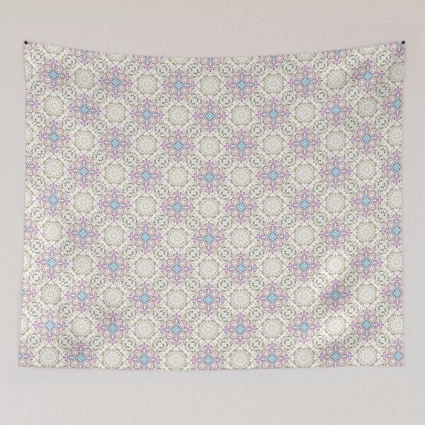 Item preview,  Patchworked Rhombus with a variety of multicolored squares. designed and sold by Pixeeless.