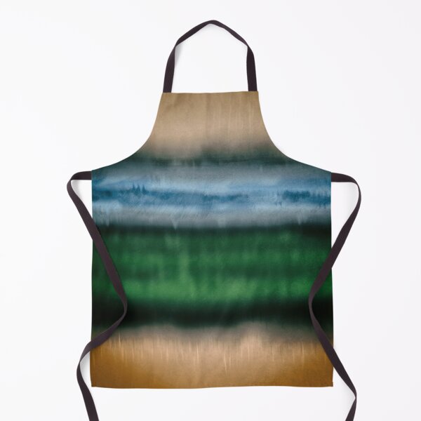 Item preview, Moody Bleeding Bands of Blue Green Brown Colours designed and sold by jocelynsart.