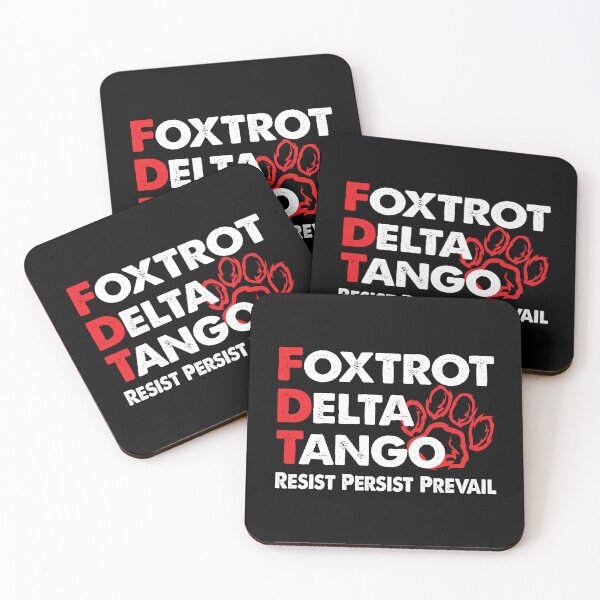 Item preview, Foxtrot Delta Tango FDT - Red Bear Paw Resistance Tee | National Parks Defense & Political Satire Design designed and sold by Prints-N-Tees.