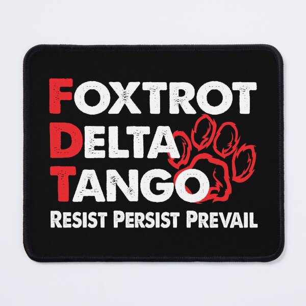 Artikelvorschau, Foxtrot Delta Tango FDT - Red Bear Paw Resistance T-Shirt | Design zur Verteidigung von Nationalparks und politischer Satire entworfen und verkauft von Prints-N-Tees.