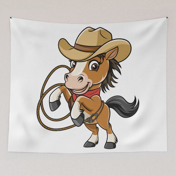 Item preview, Cheerful cowboy pony. designed and sold by FusiTink.