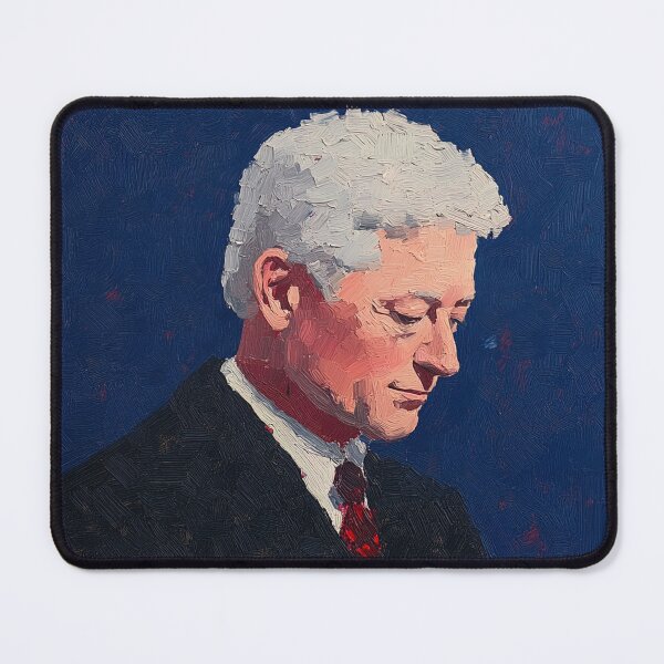 Item preview, Bill Clinton | Post-impressionist painting style designed and sold by ComicsFactory.