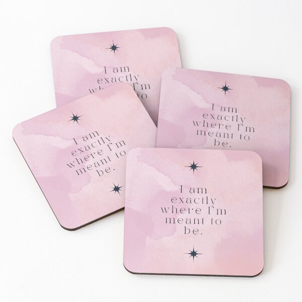 Item preview, Where I’m Meant to Be affirmation designed and sold by thethreadshed.