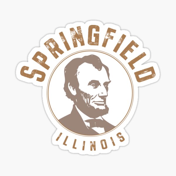 Item preview, Springfield Illinois Lincoln Portrait Design designed and sold by Futurebeachbum.