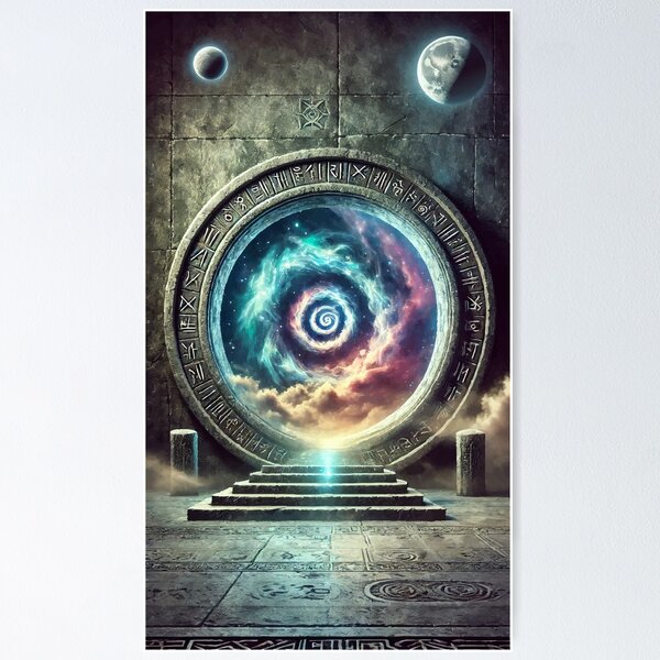 Item preview, The Celestial Gateway: Portal to the Unknown designed and sold by AbstractAnom.