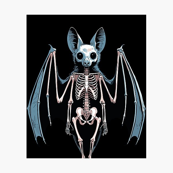 Item preview, X-ray Bat Body Anatomy Radiography Skeleton designed and sold by Artistoos.