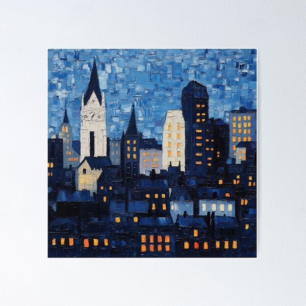 Item preview, Birmingham | Post-impressionist painting style designed and sold by ComicsFactory.