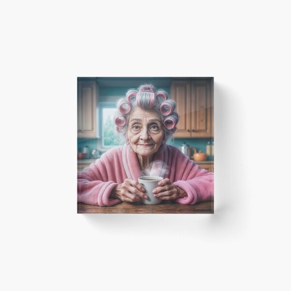Item preview, Morning Coffee With Grandma designed and sold by Maria Dryfhout.