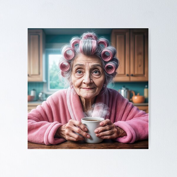 Item preview, Morning Coffee With Grandma designed and sold by Maria Dryfhout.