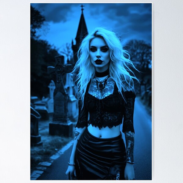 Item preview, Dark Goth Vampire Girl designed and sold by TheDarkWardrobe.
