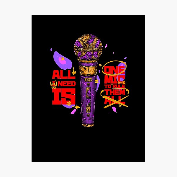 Item preview, Bored Ape Dojo Club - The Remix - One Mic designed and sold by 13 Layers.