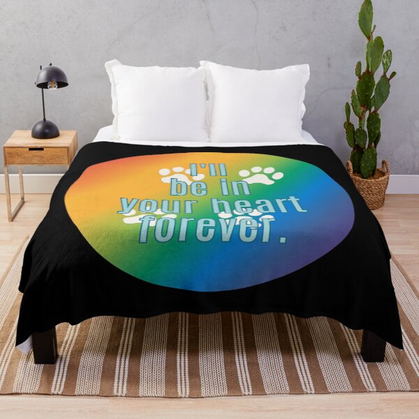Item preview, Ill Be In Your Heart Forever - Over the Rainbow Bridge Bereavement Pet Loss designed and sold by MoePark.