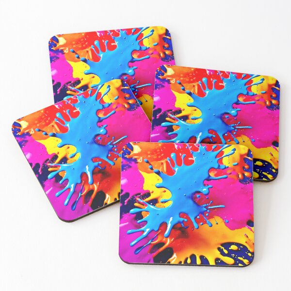 Item preview, Vivid Color Splash Art designed and sold by Health And Fitness Posts e-Store.