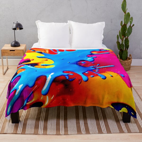 Item preview, Vivid Color Splash Art designed and sold by Health And Fitness Posts e-Store.
