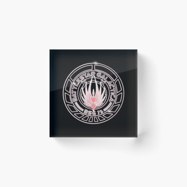 Artikelvorschau, Leuchtendes Battlestar Galactica-Logo entworfen und verkauft von AnkersArt.
