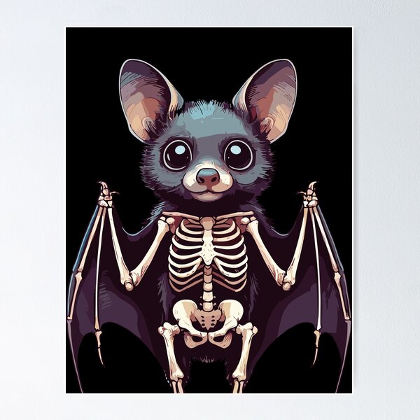 Item preview, X-ray Bat Body Anatomy Radiography Skeleton designed and sold by Artistoos.
