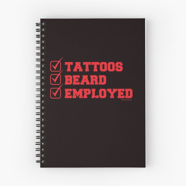 Item preview, Tattoos Beard Employed designed and sold by TomGiantDesigns.