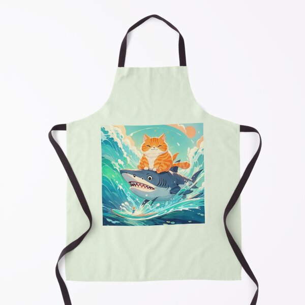 Item preview, surfing kitty designed and sold by artsmeow.