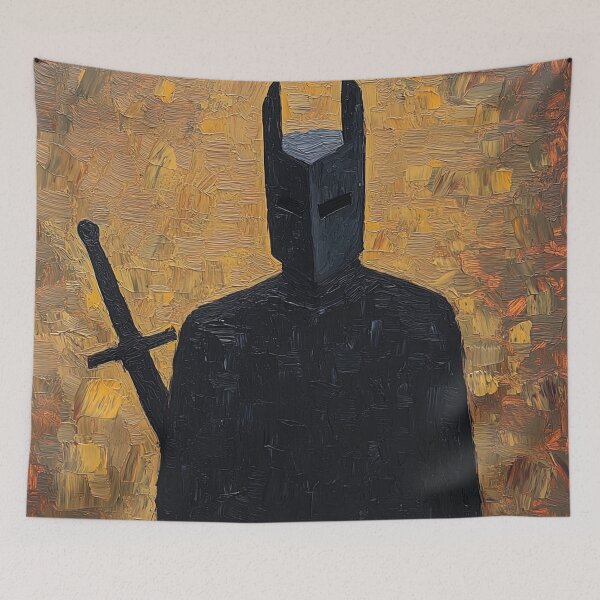 Item preview, Black knight | Post-impressionist painting style designed and sold by ComicsFactory.
